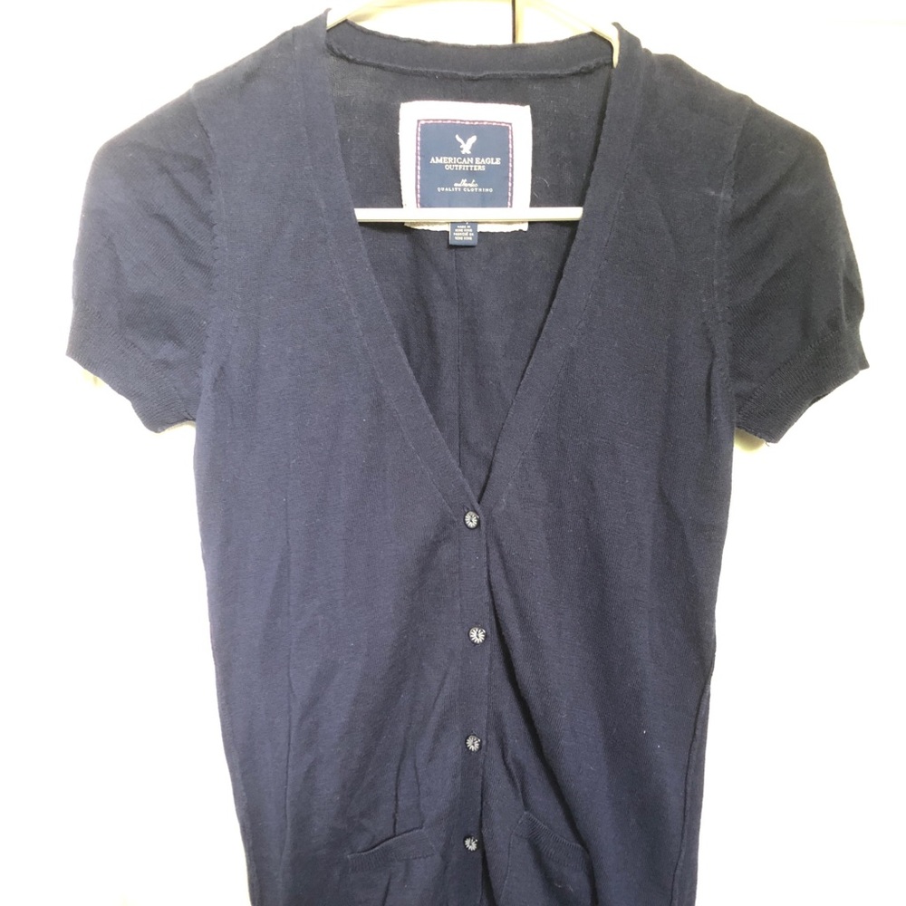 American eagle short sleeve cardigan